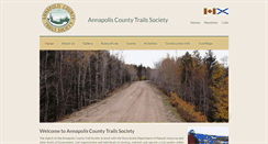 Desktop Screenshot of annapoliscountytrailsociety.ca